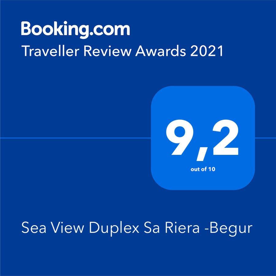 Apartamento La Vie En Rouge Sa Riera Duplex, Private Parking Begur Exterior foto